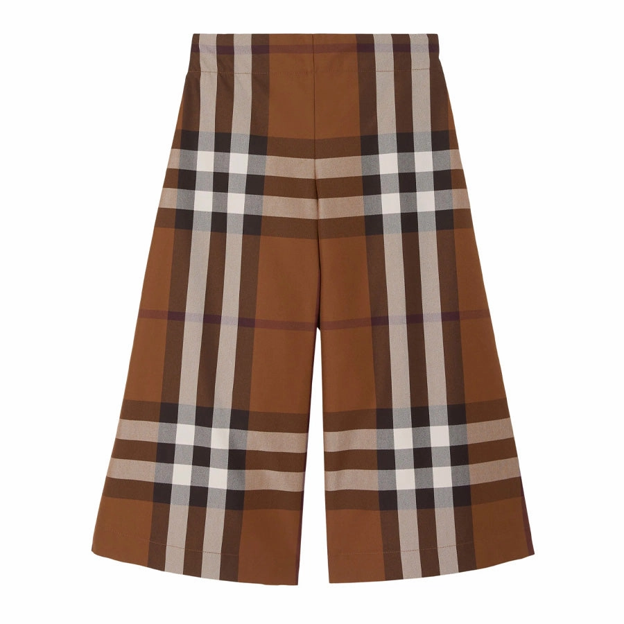 Burberry Kids Vintage Check-Pattern Cotton Trousers Eco Friendly Dyeing Cozy and Soft