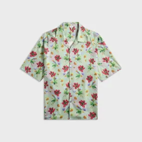 Vibrant Hue Non Iron Loewe Short Sleeve Shirt - Green / Red