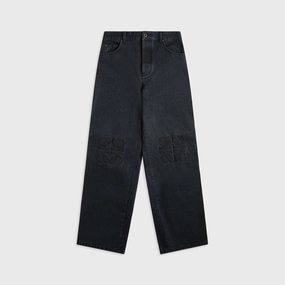 Chic Look Loewe Anagram Baggy Jeans - Black