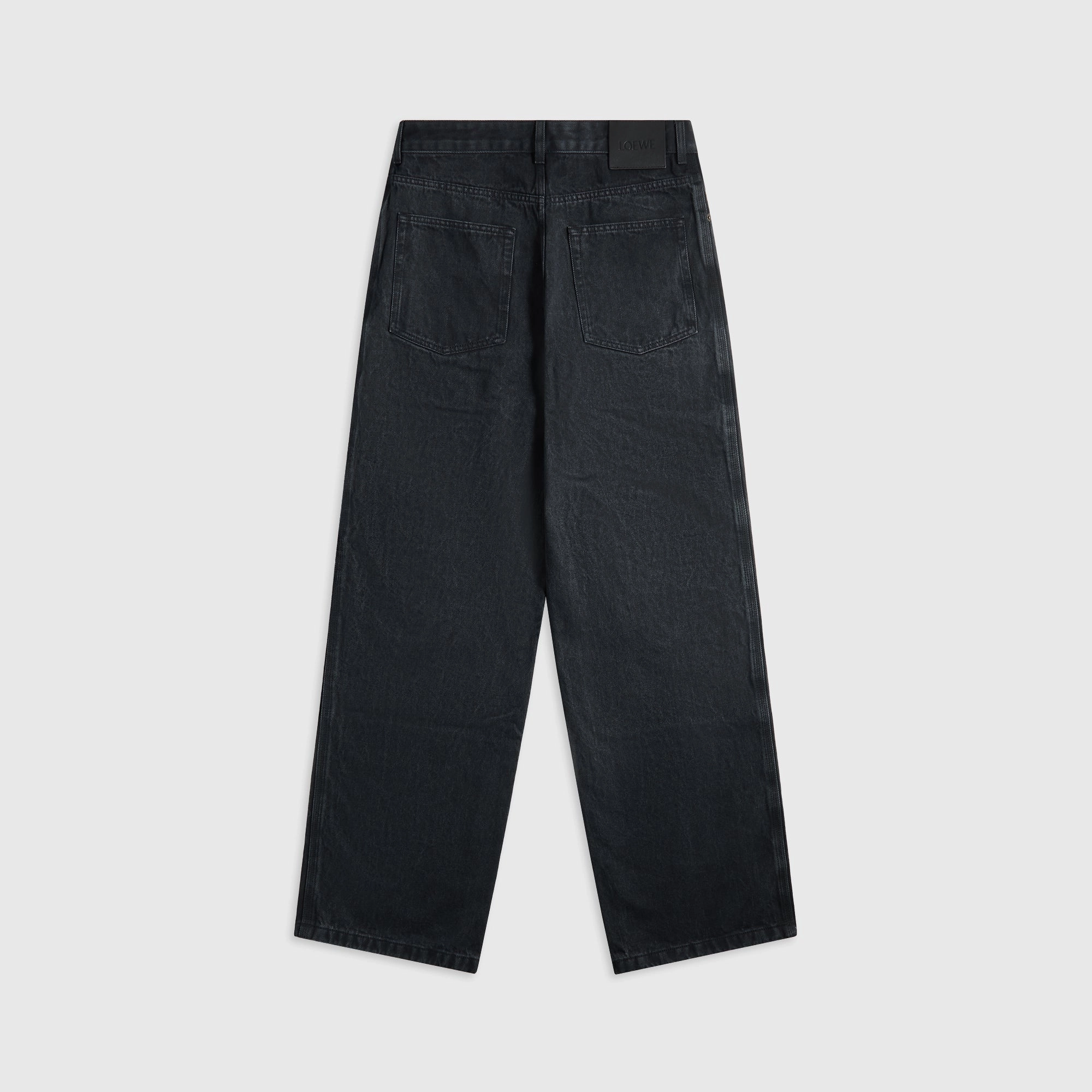Loewe Anagram Baggy Jeans - Black Breathable Stretch Tagless Design