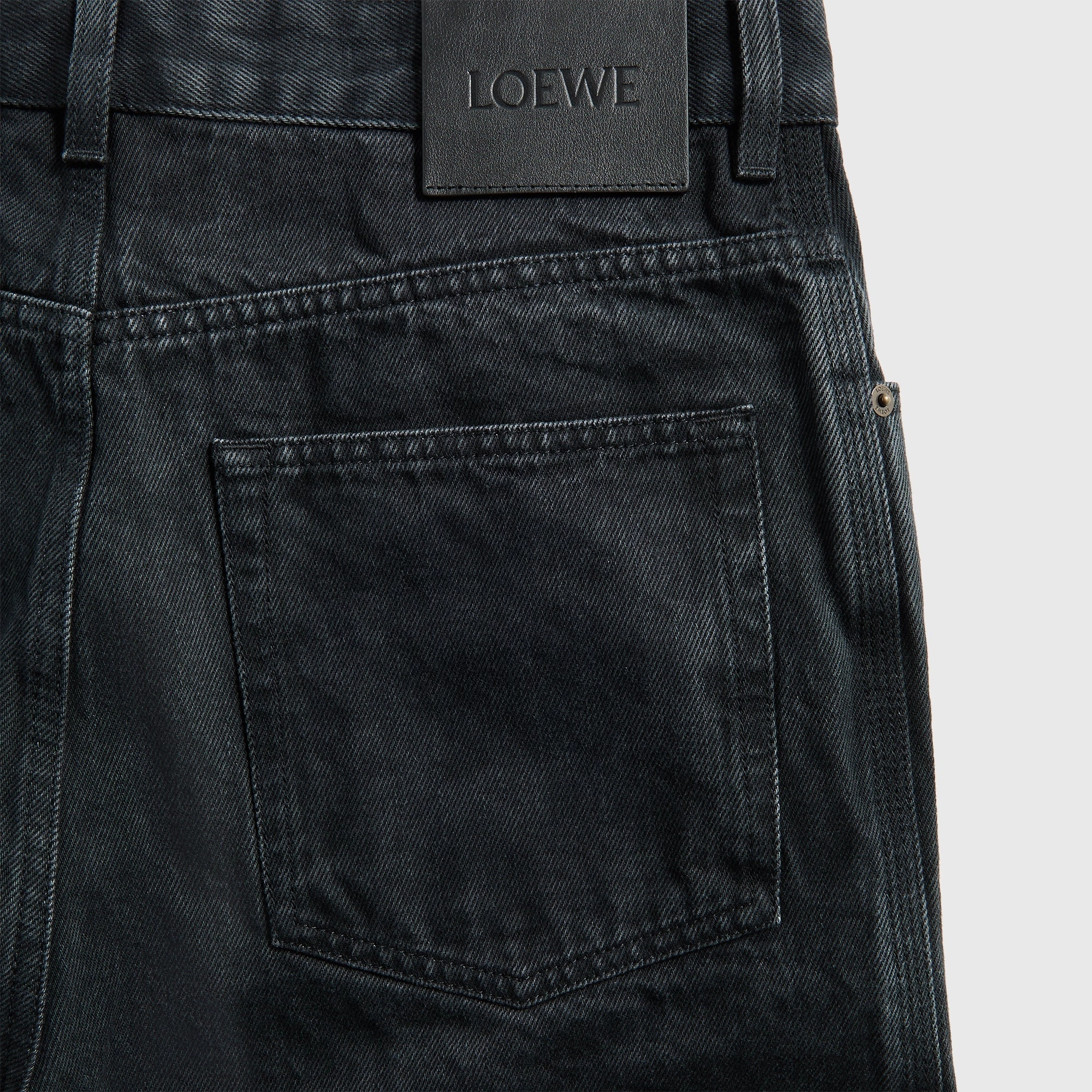 breath easy Classic Comfort Loewe Anagram Baggy Jeans - Black