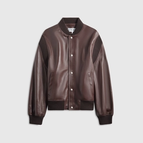 Loewe Bomber Jacket - Chocolate Brown WindproofDesign Stylish Daily Fit