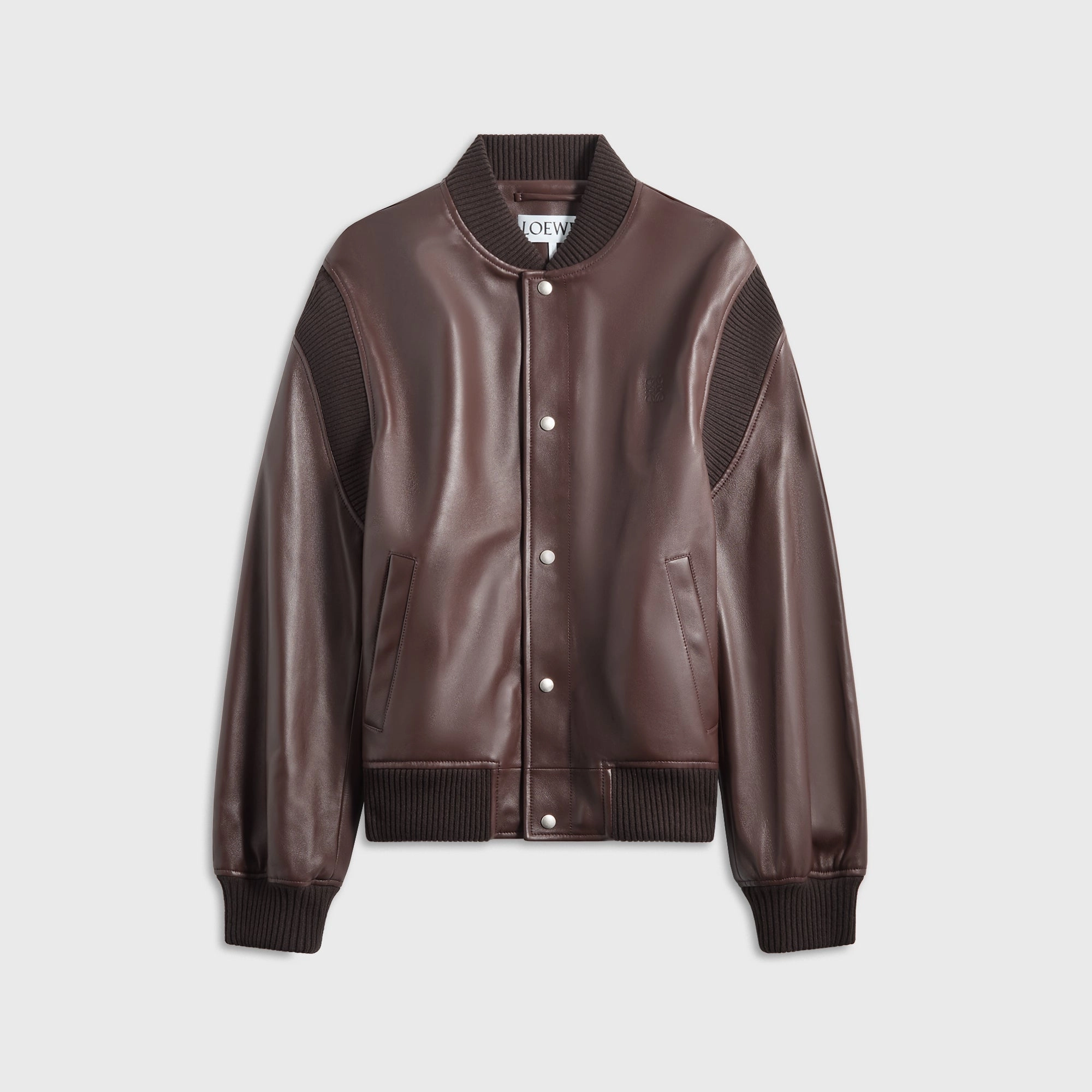 Loewe Bomber Jacket - Chocolate Brown WindproofDesign Stylish Daily Fit
