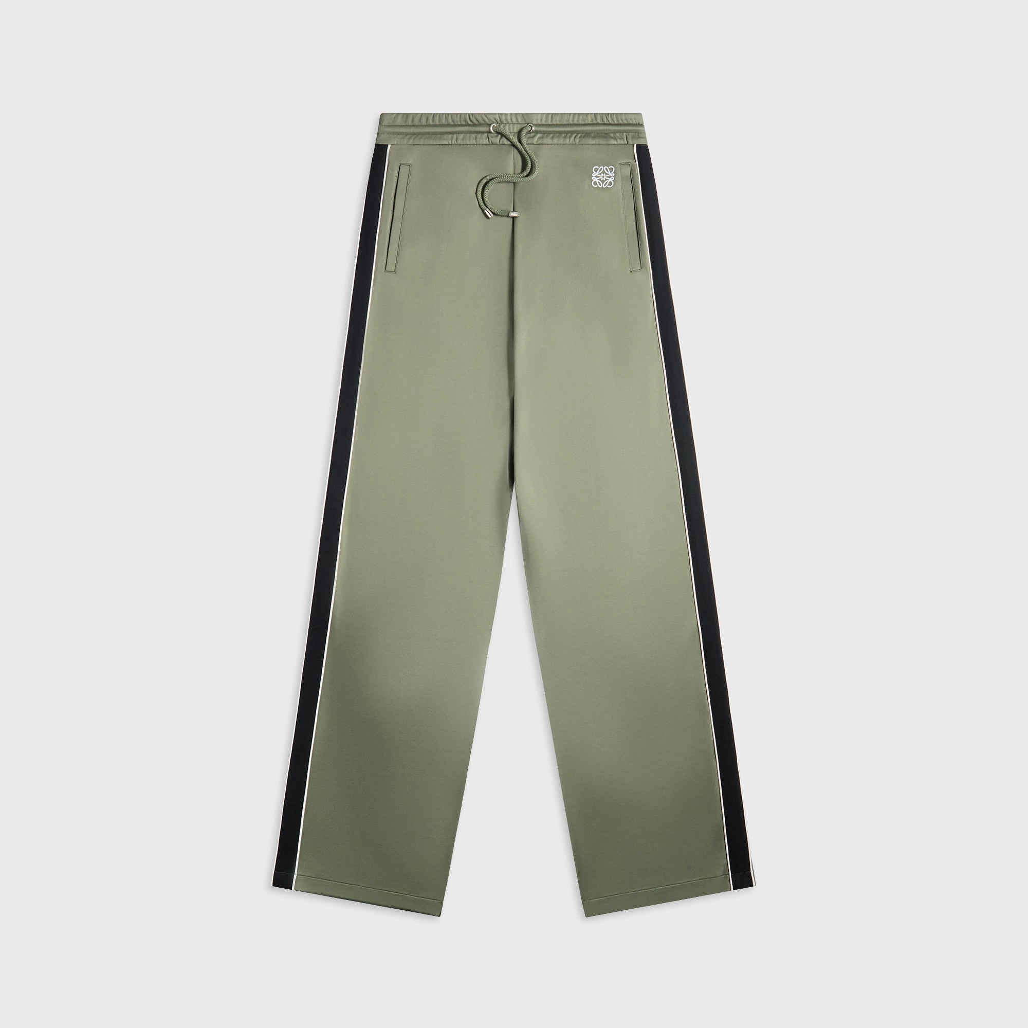 Flattering Comfort Comfortable Look Loewe Tracksuit Trousers - Khaki Green