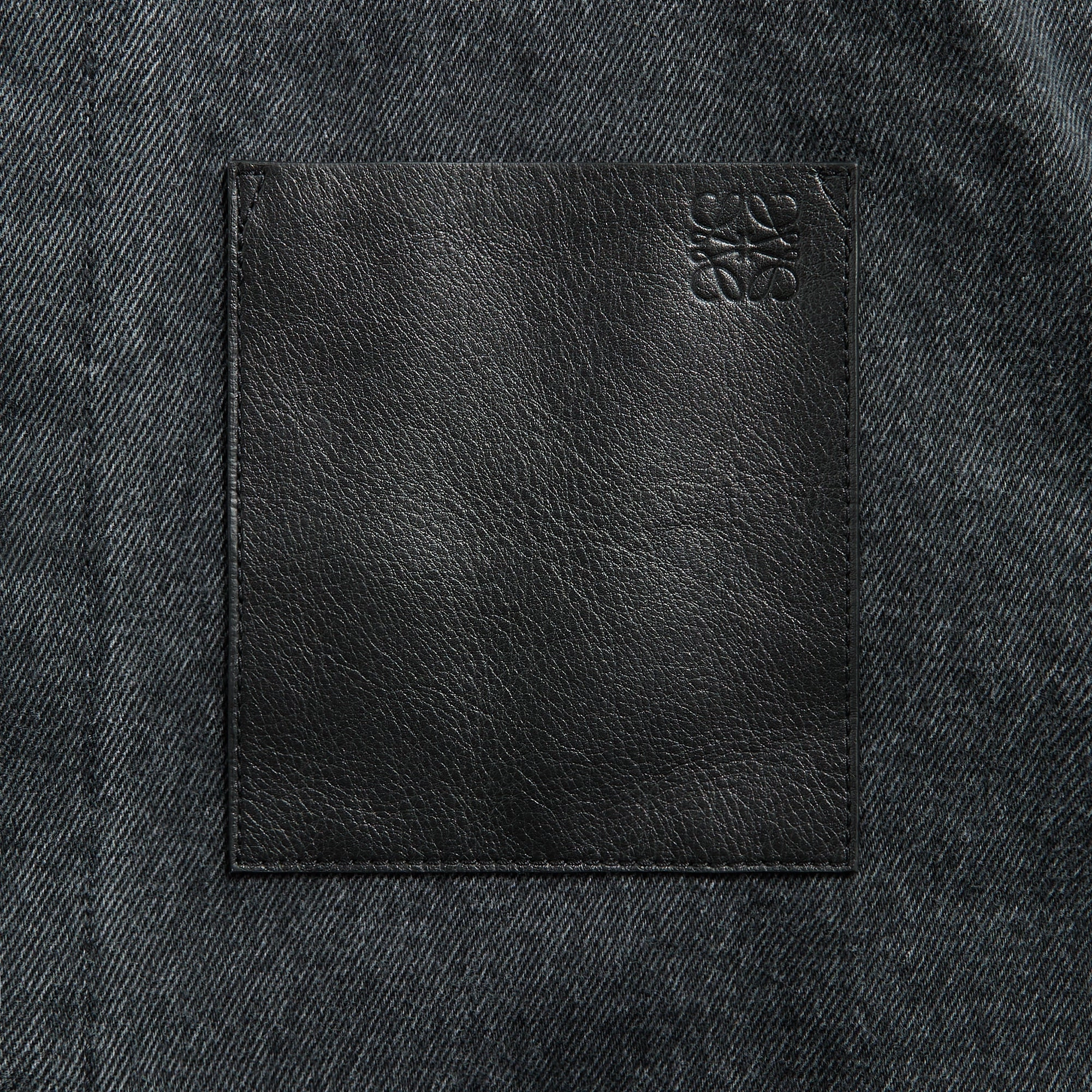 Loewe Workwear Jacket - Black Aramid Fiber Blend Faux Fur Collar