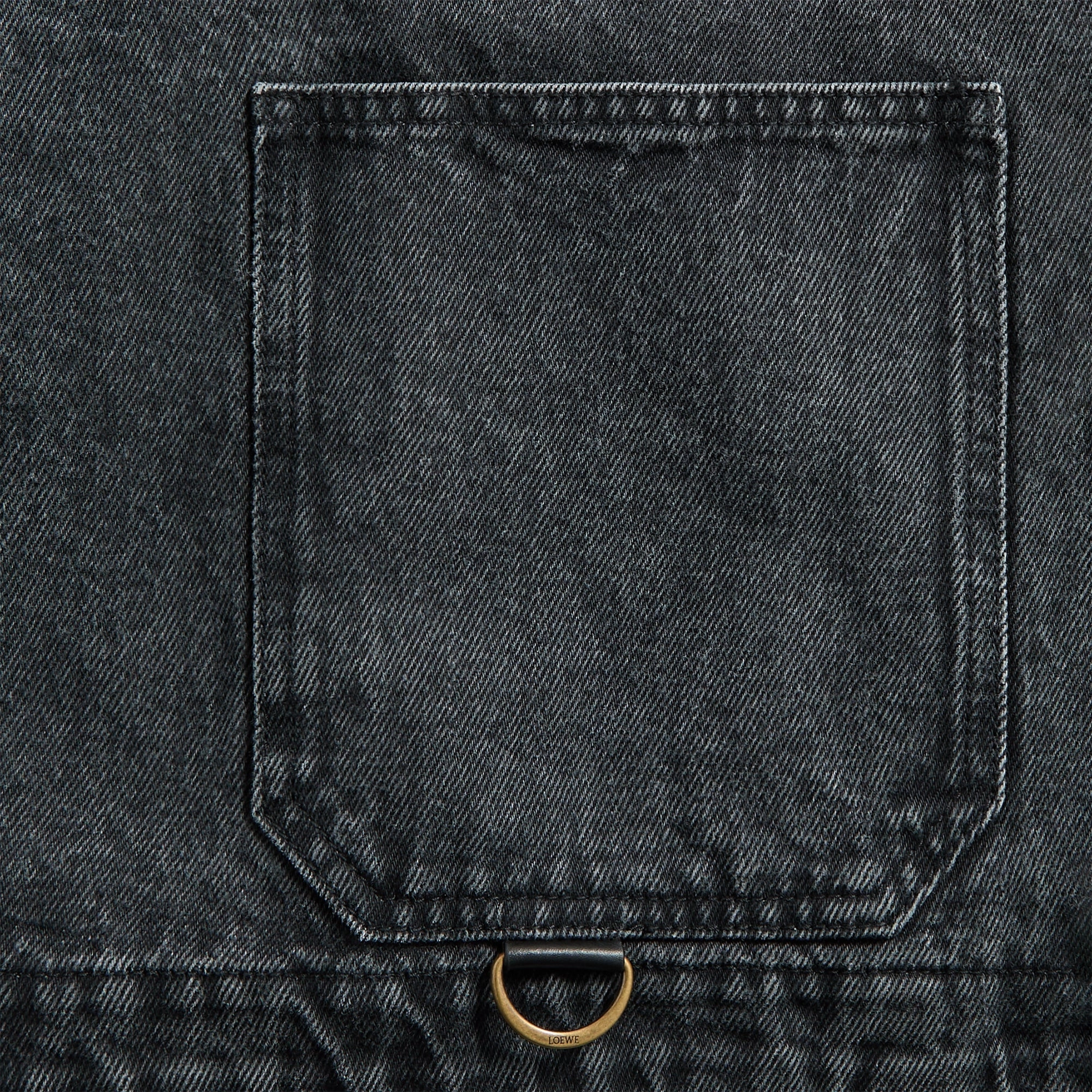 Day To Night Long Sleeves Loewe Workwear Jacket - Black