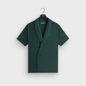 Kith Cupro Linen Short Sleeve Thompson Crossover Shirt - Stadium Workwear Ready Layering Piece