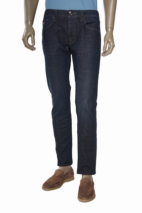 Functional Fit Tramarossa Solid Dark Denim Jeans