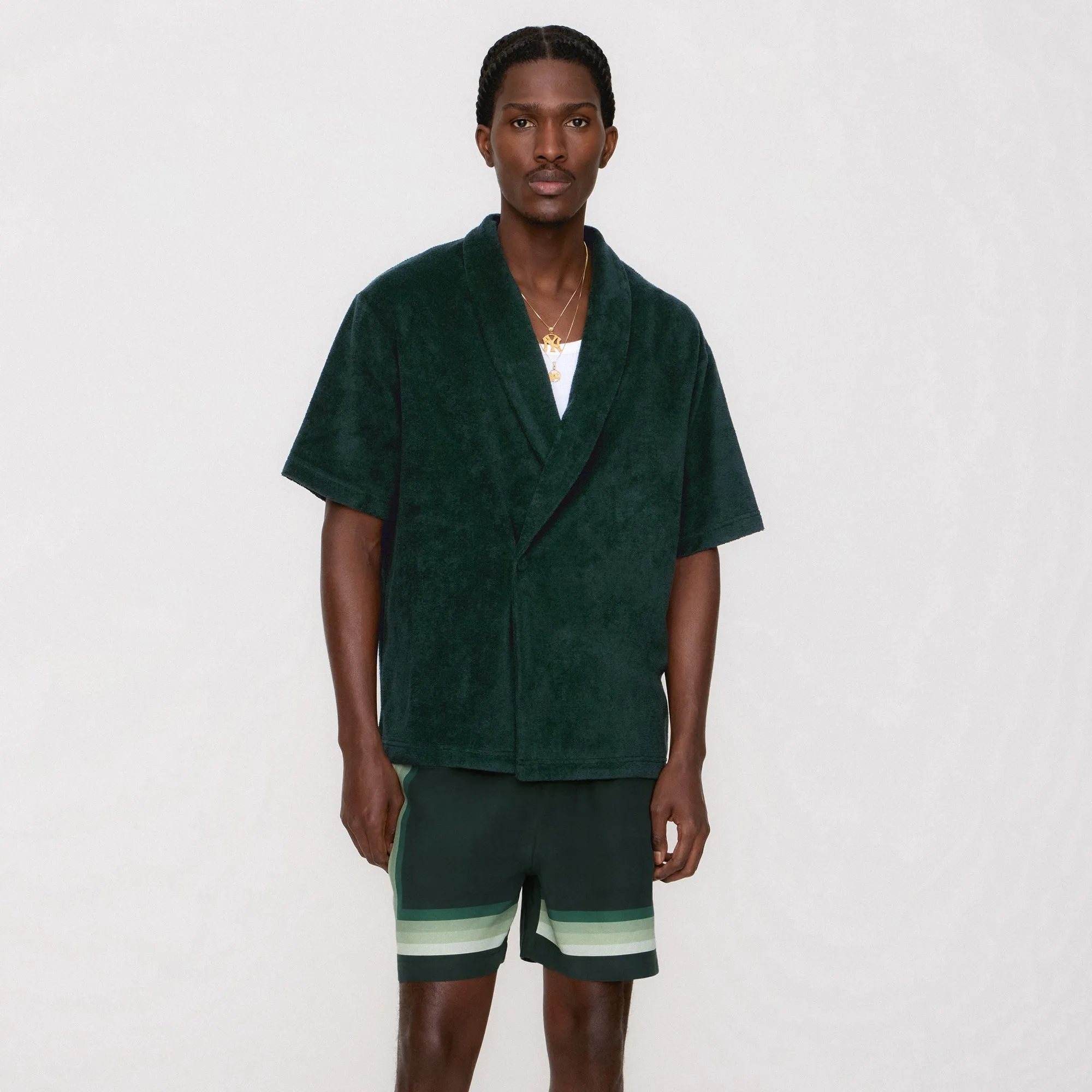 All-Season Wear Kith Terry Thompson Crossover Shirt - Stadium