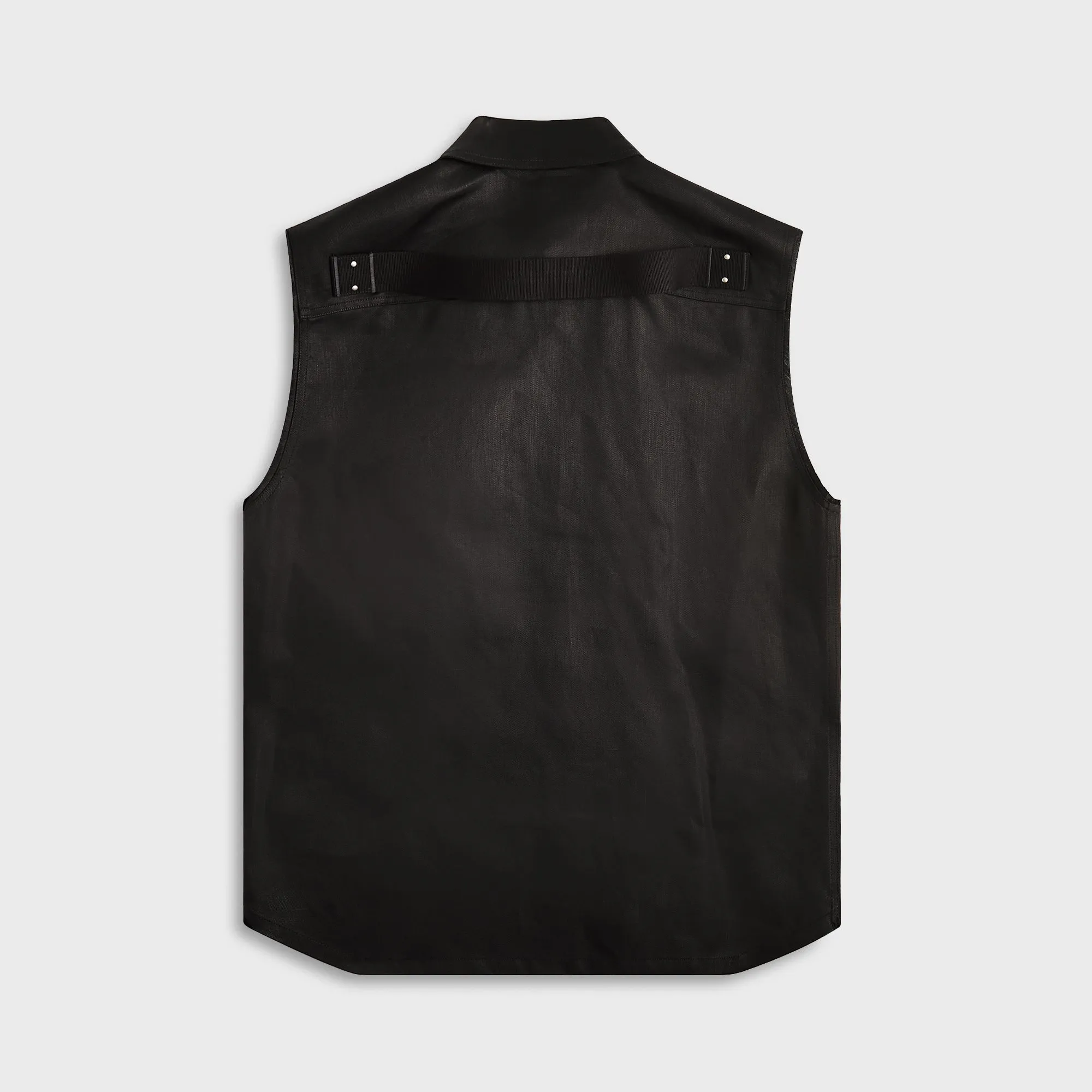 Festival Fashion Regular Fit Rick Owens Giacca Senza Maniche Jumbo Sl Outershirt - Black