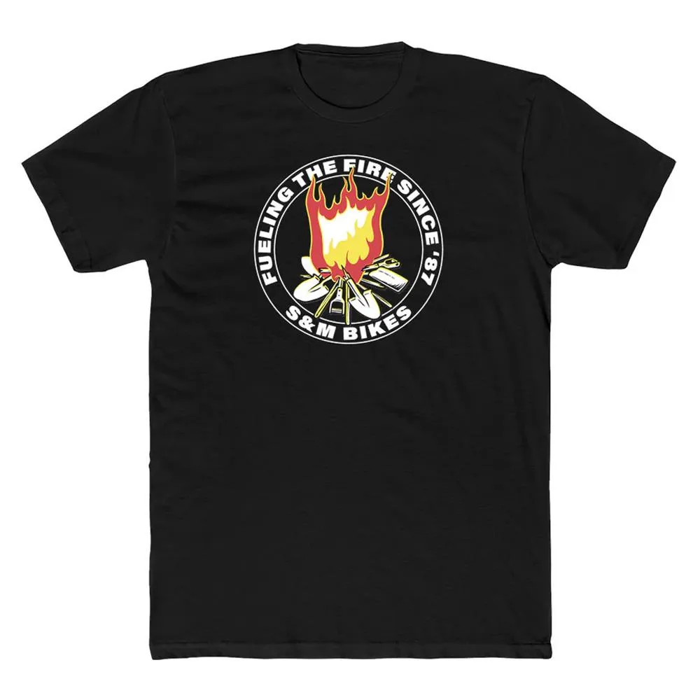 S&M Fuel the Fire T-shirt - Black ReinforcedHems