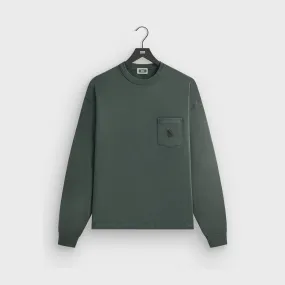 Timeless Fashion Kith Sueded Jersey Long Sleeve Leonard Pocket Tee - Machine