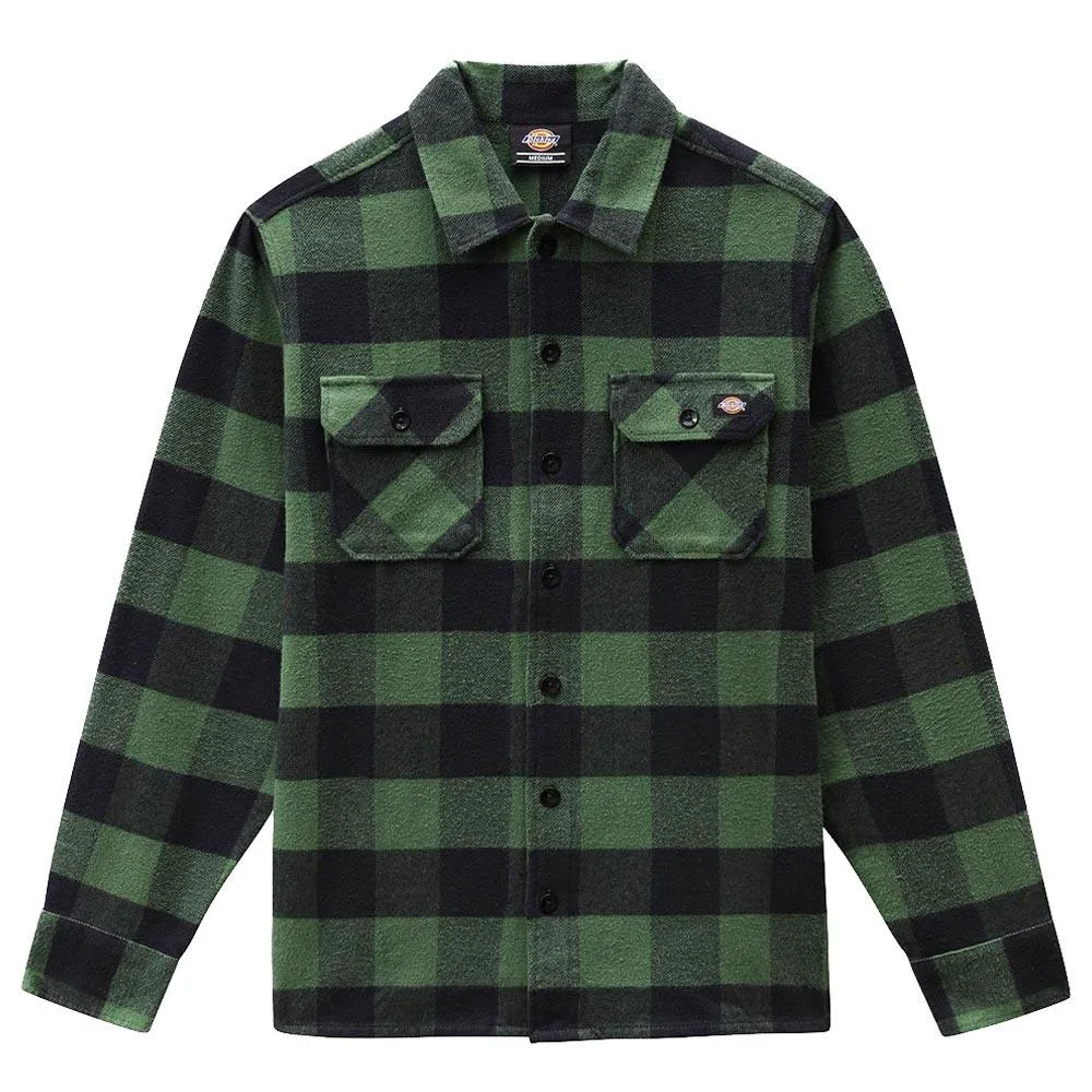 Winter Fashion Dickies New Sacramento Shirt - Pine Green