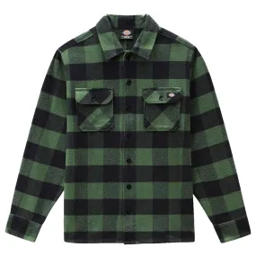 Dickies New Sacramento Shirt - Pine Green vacation wear Smooth Seam Finish