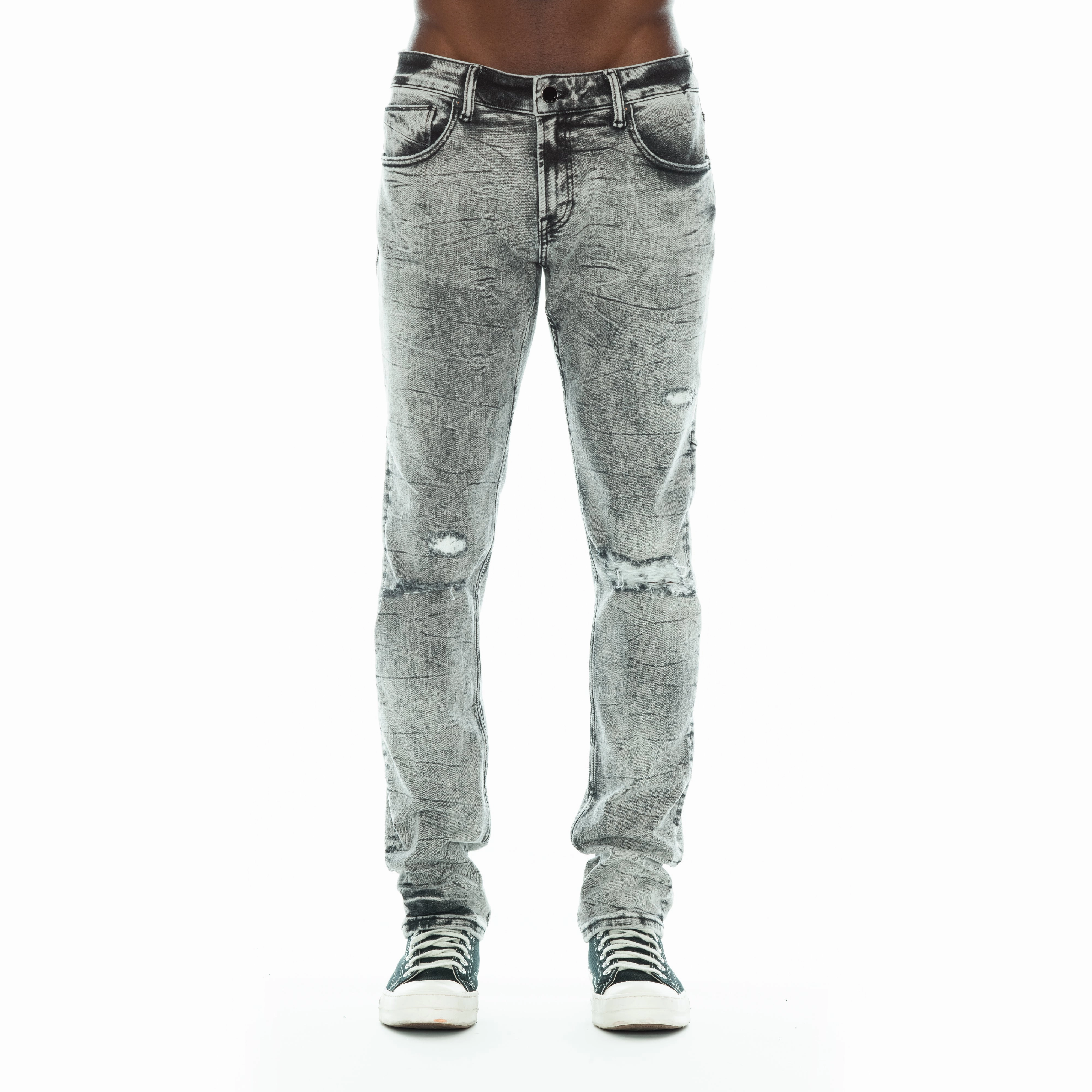 Picnic Style Textured Mero Slim Fit Jean In Carbon