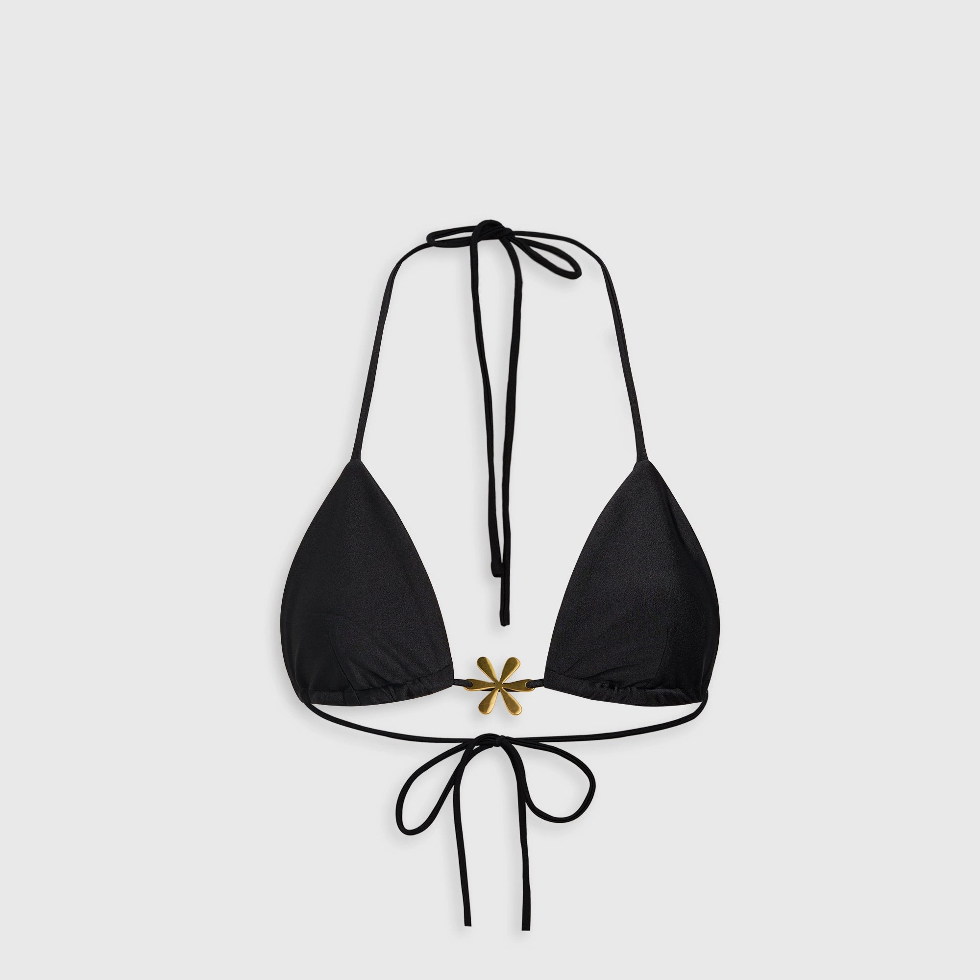 Asta Resort Juliana Bikini Top - Black Quick Recovery Elastic