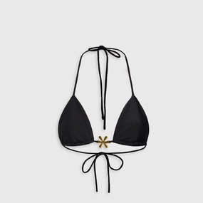Asta Resort Juliana Bikini Top - Black Quick Recovery Elastic