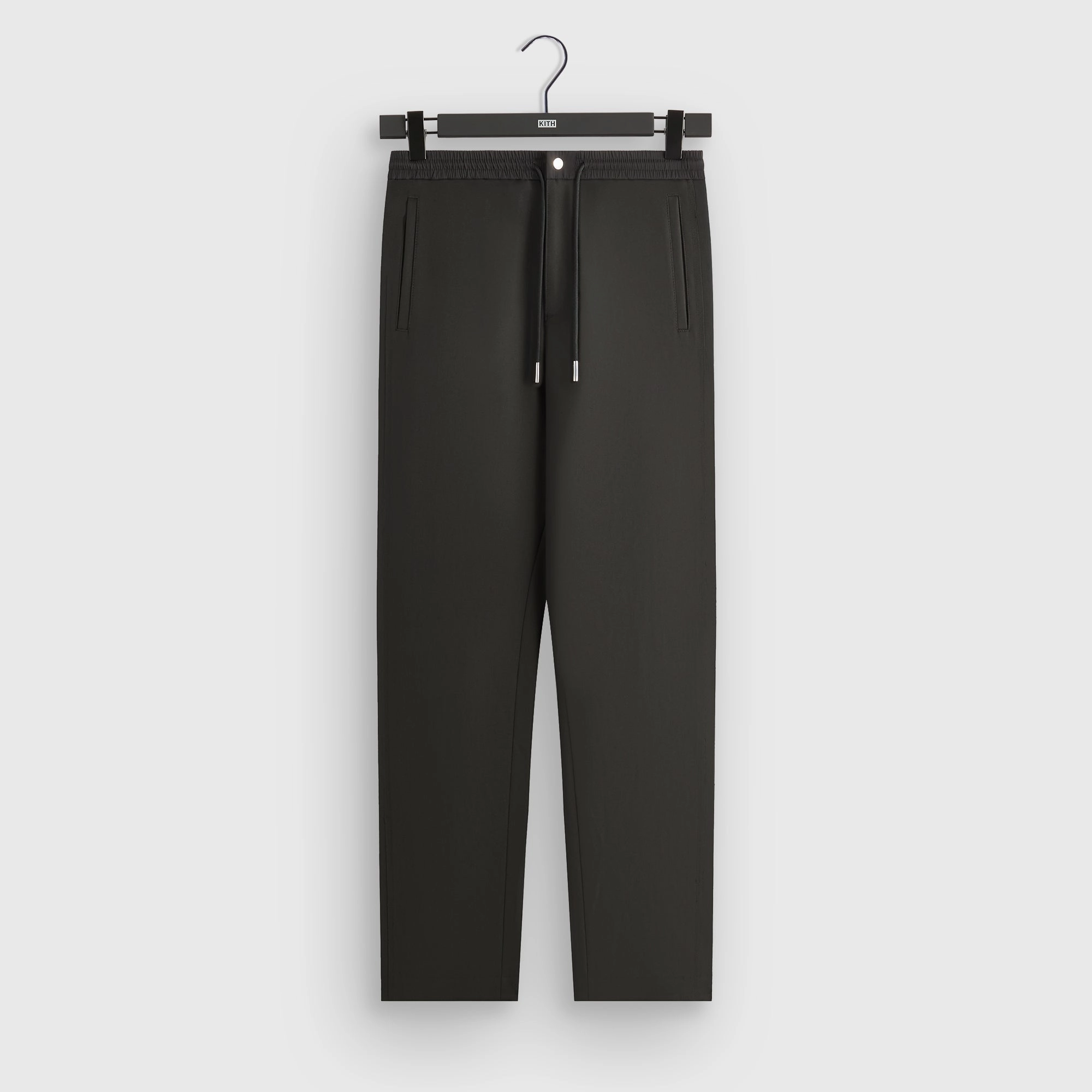 &Kin Double Weave Lenox Pant - Black Adjustable Waist