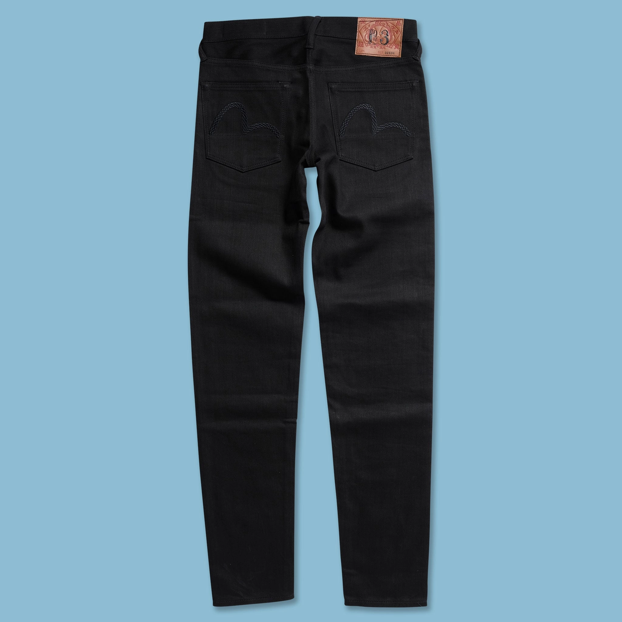 Smooth Fit Lining Y2K Evisu Denim Pants 32x33