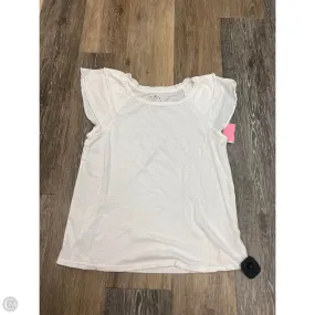 All Weather Performance Fabric Top Short Sleeve By Velvet By Graham & Spencer In White, Size: Xs