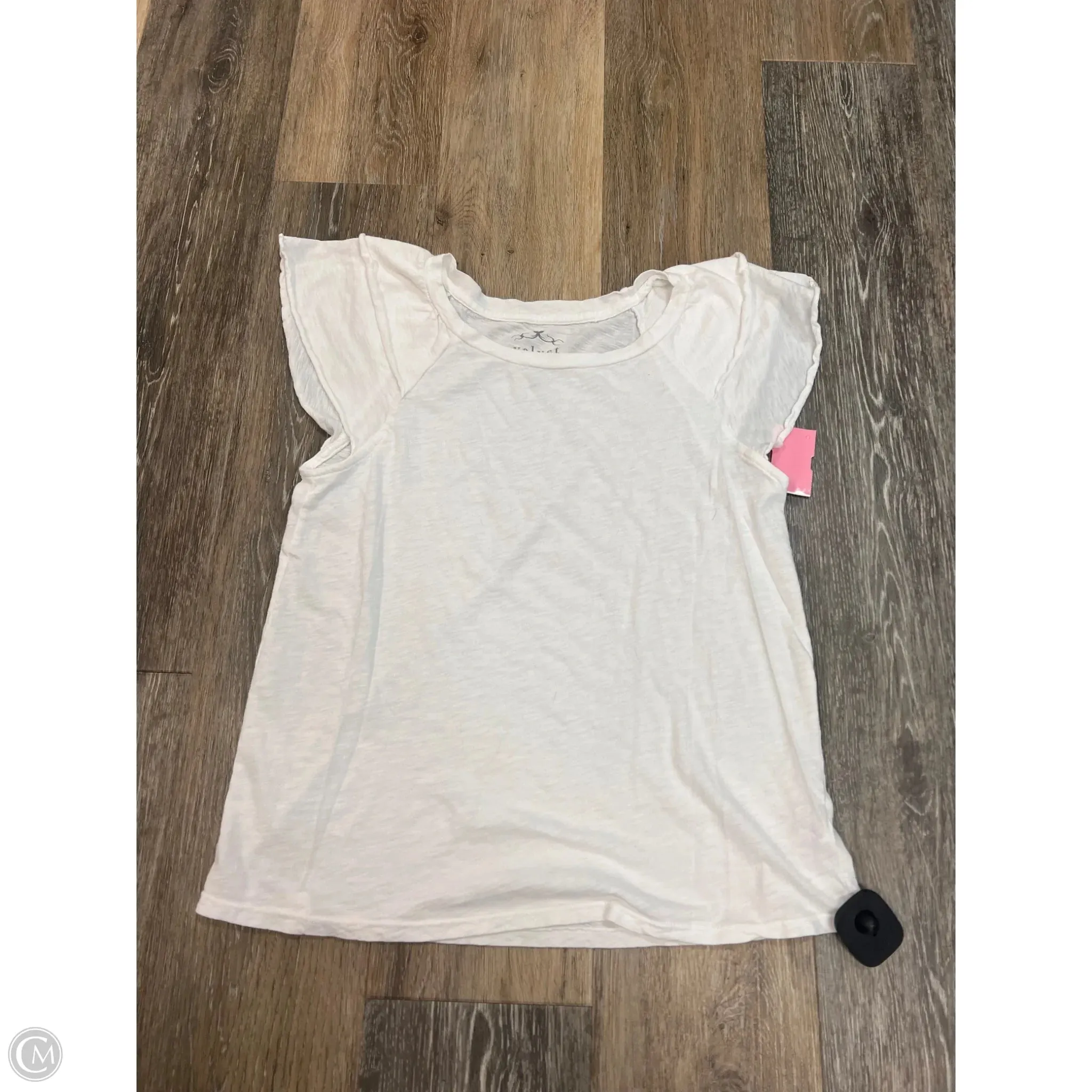 All Weather Performance Fabric Top Short Sleeve By Velvet By Graham & Spencer In White, Size: Xs
