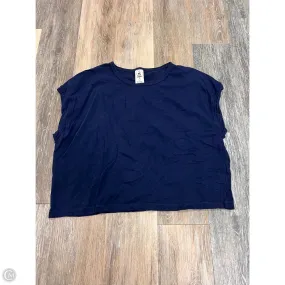 Top Short Sleeve By We The Free In Blue, Size: M Bound Edges AntiPillingTreatment
