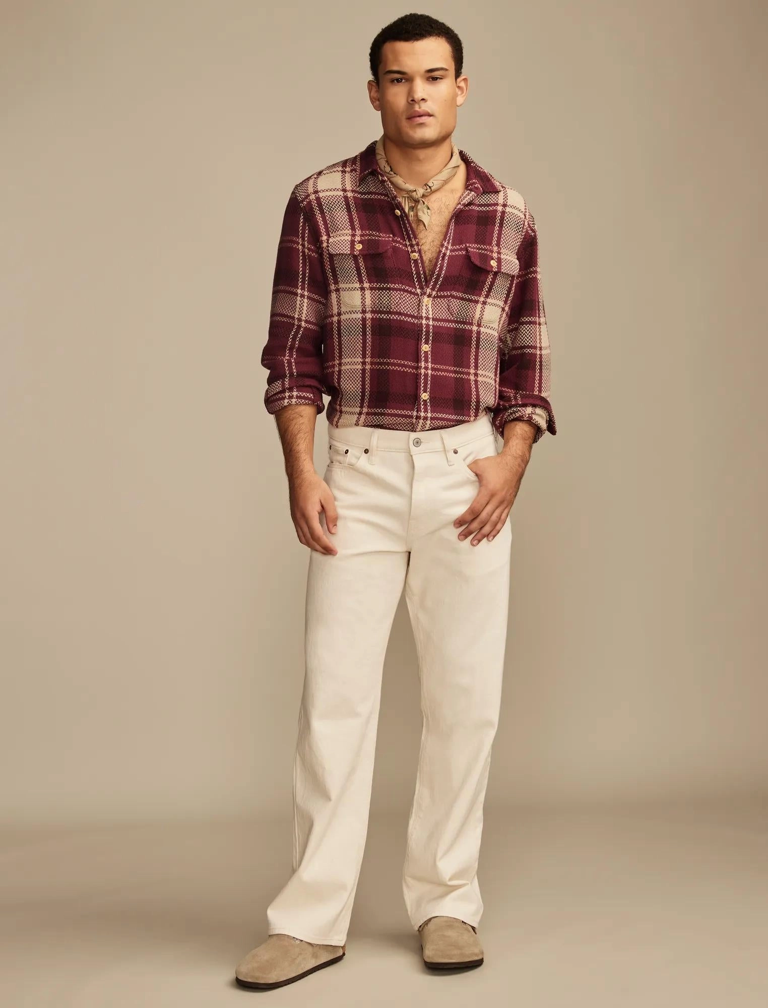 Multipurpose Utility Pockets Comfort Stretch Weave Lucky Brand Men's 181 Relaxed Straight