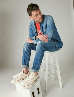 Classic Wear Slim Teen Outfit Bold Urban Explorer Lucky Brand Men's 410 Athletic Straight