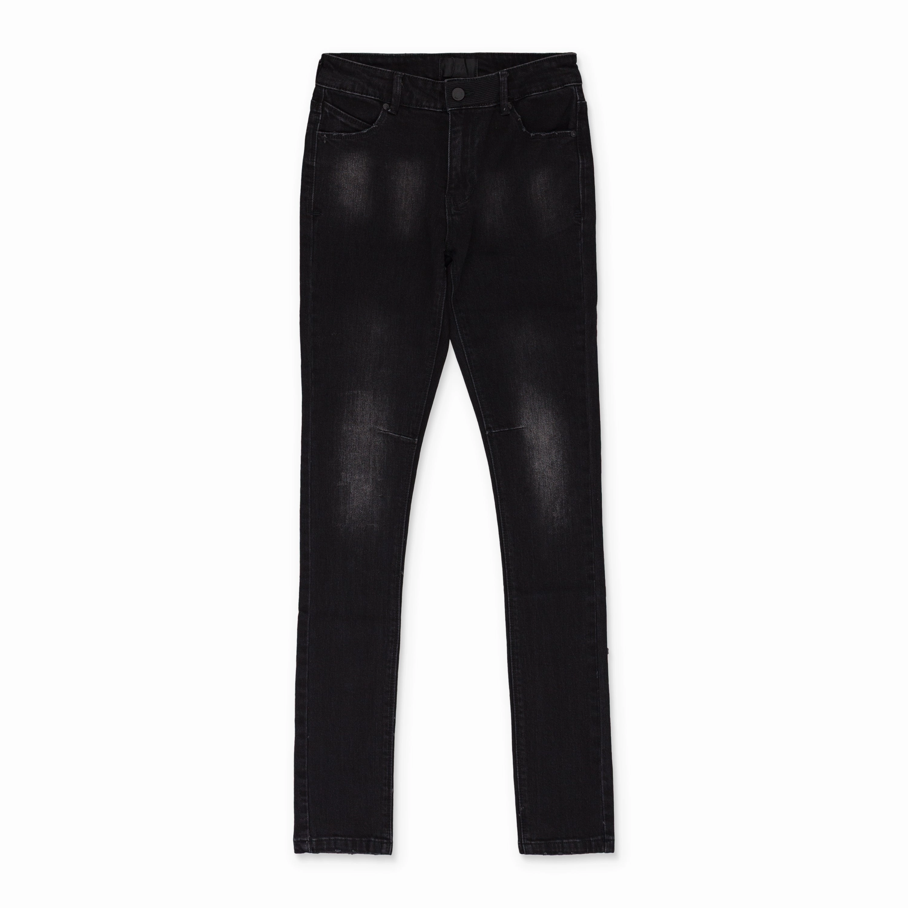 NWT RTA BLACK FADED DISTRESSED SKINNY JEANS SIZE 36 $265 Casual Style