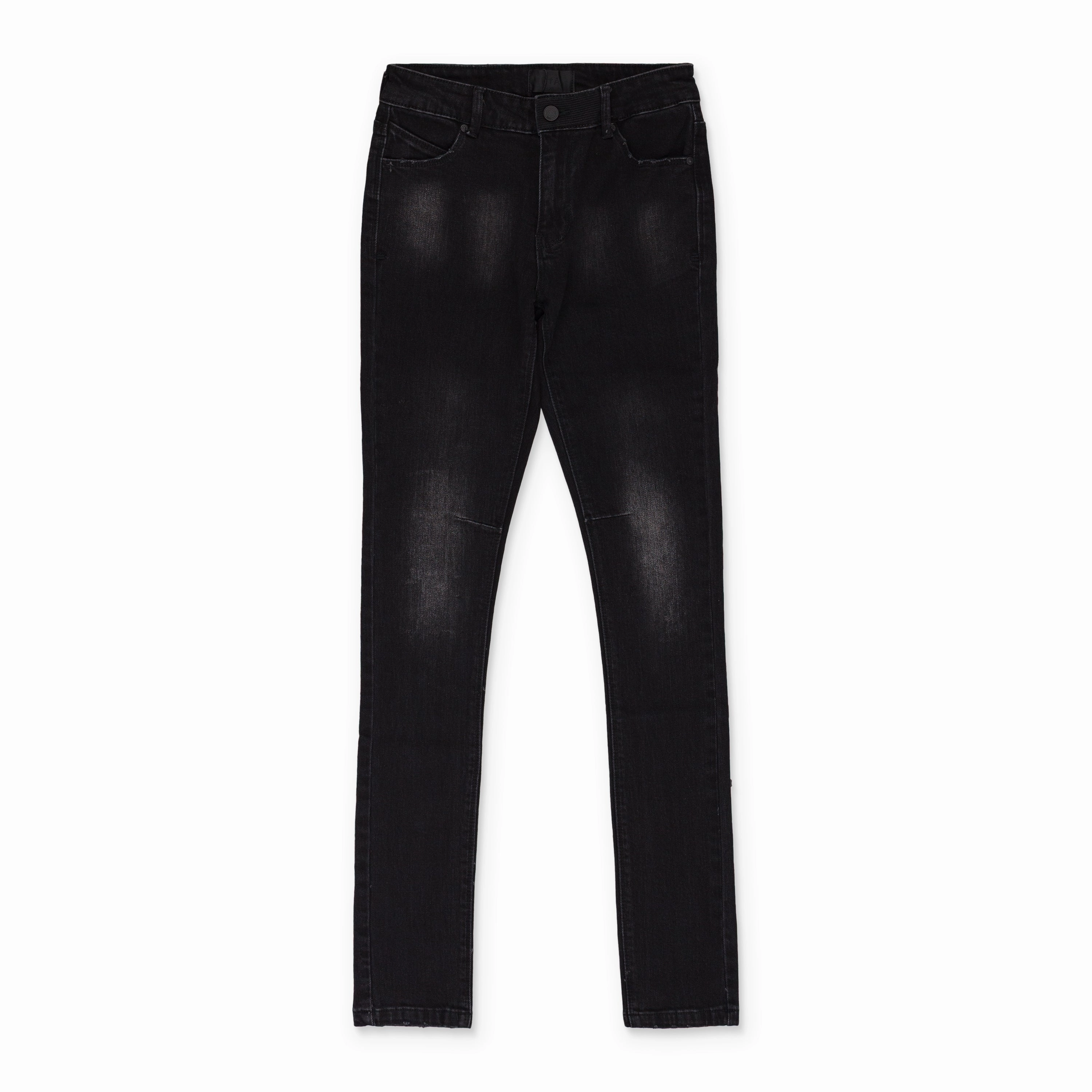 Casual Morning Stroll Balanced Style NWT RTA BLACK FADED DISTRESSED SKINNY JEANS SIZE 36 $265