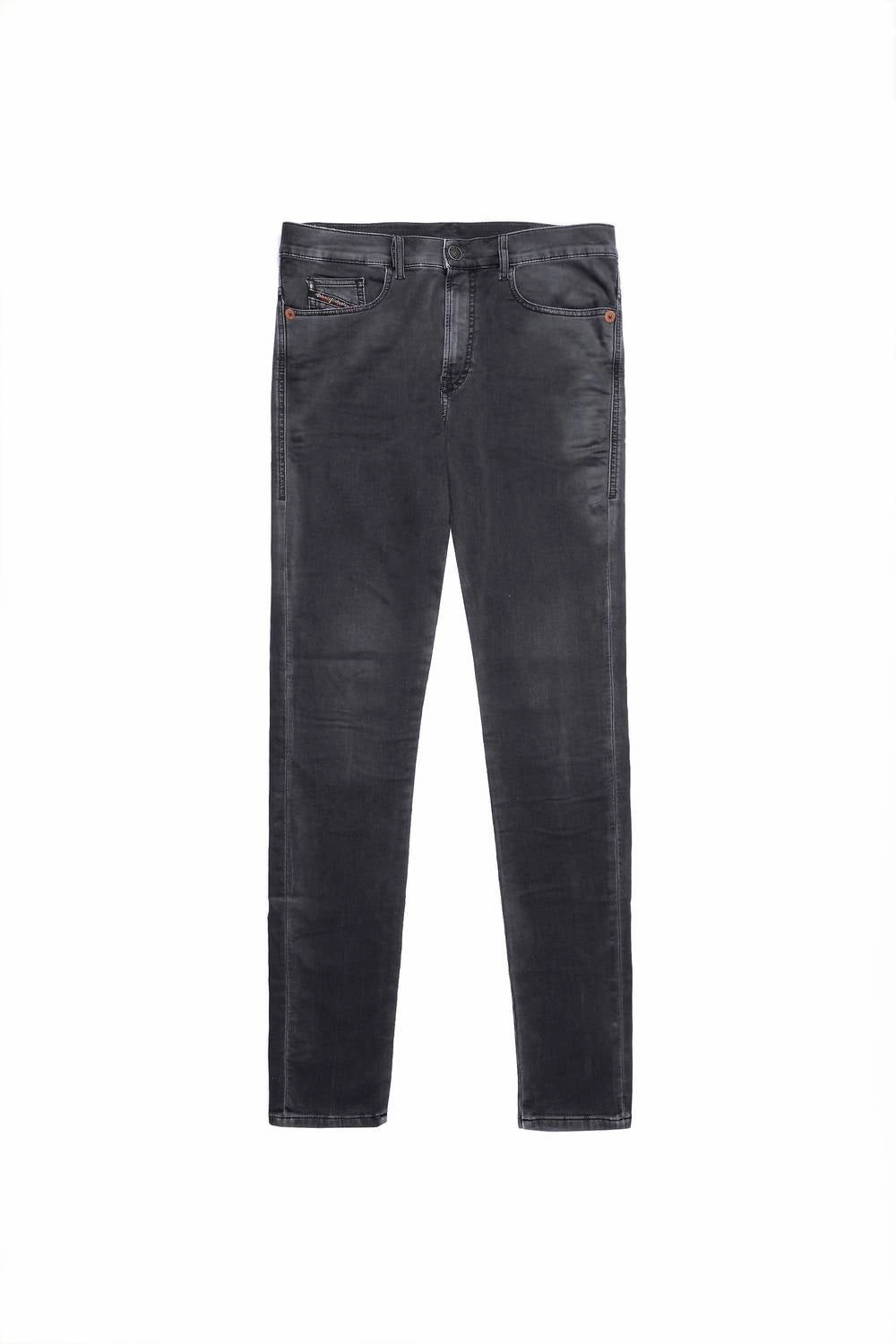 Anti Sagging Technology Men's D-Amny Skinny Fit Jogger Denim Jeans In Black