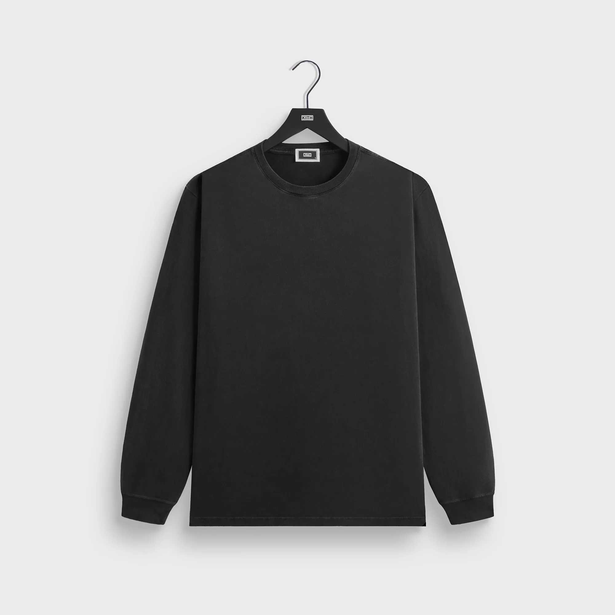 Kith Long Sleeve Vintage Tee - Black Minimal Fashion Sleep