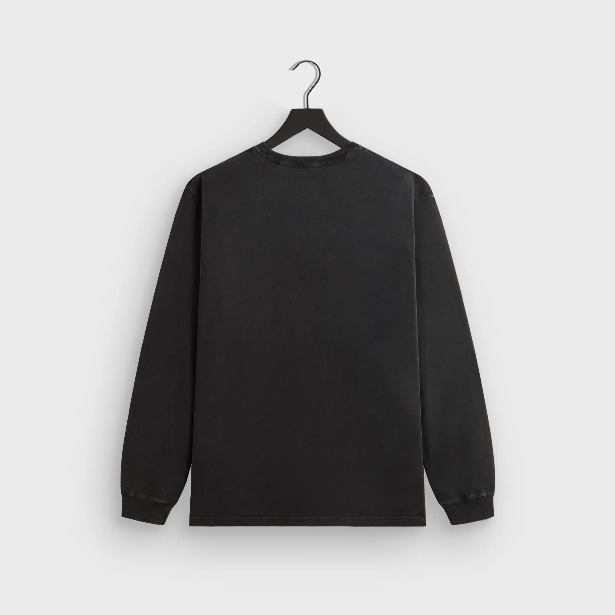 Kith Long Sleeve Vintage Tee - Black Easy Layering Pre Shrunk Fabric