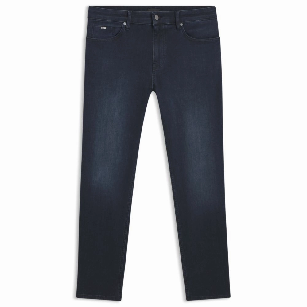 Maine regular-fit jeans in blue knitted denim Function Fit Foundation Wear
