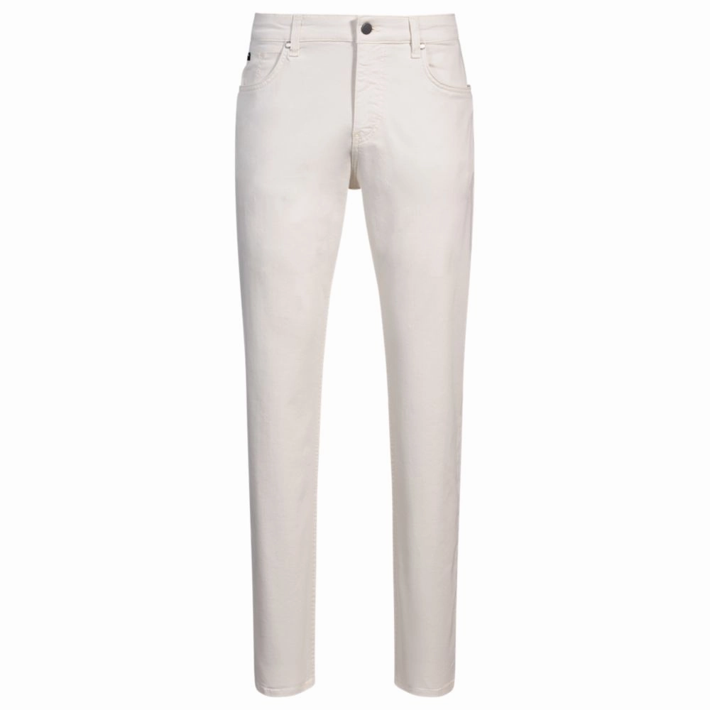 Maine regular-fit jeans in white thermoregulating denim Moisture Wicking Inner Layer