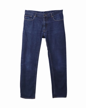Maison Margiela Straight-Cut Jeans in Blue Cotton Denim Daywear Option