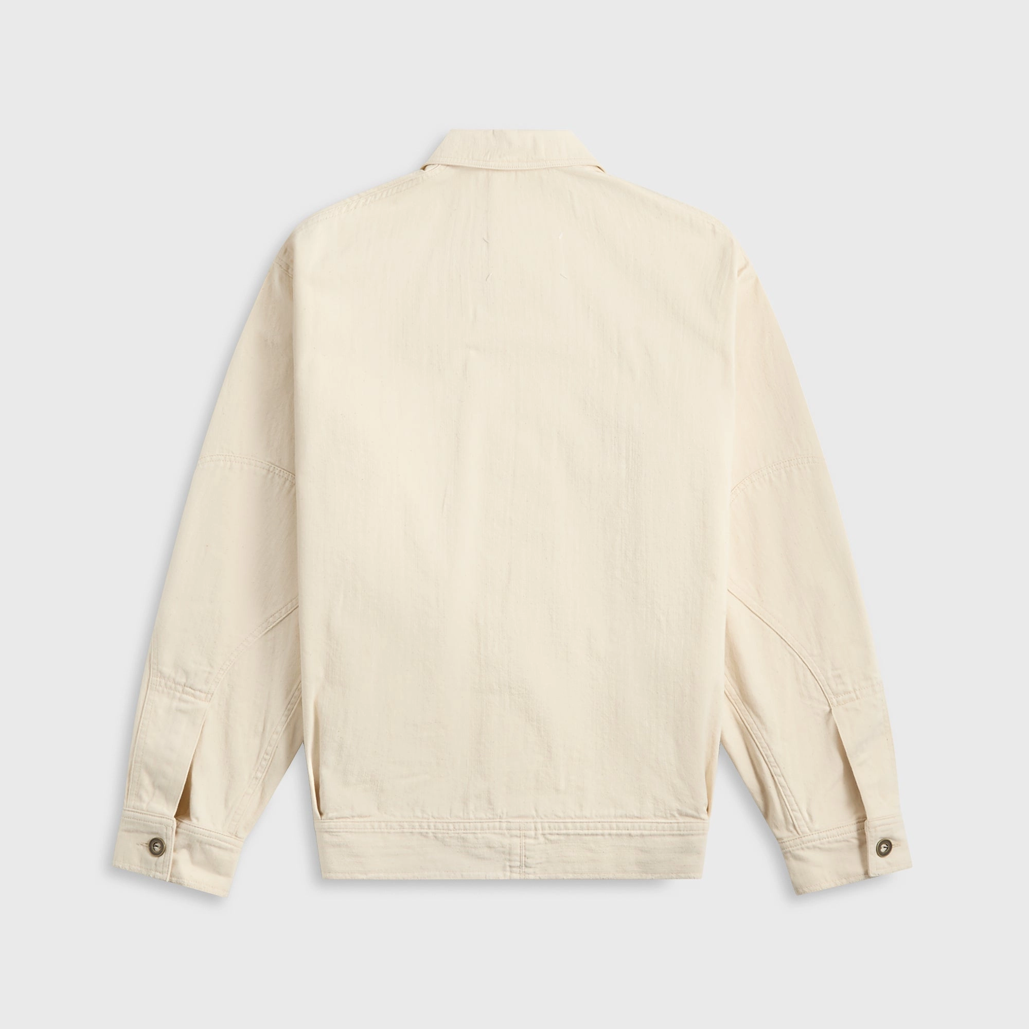 Maison Margiela Utility Jacket - Ivory High Collar Windguard Stretch Material