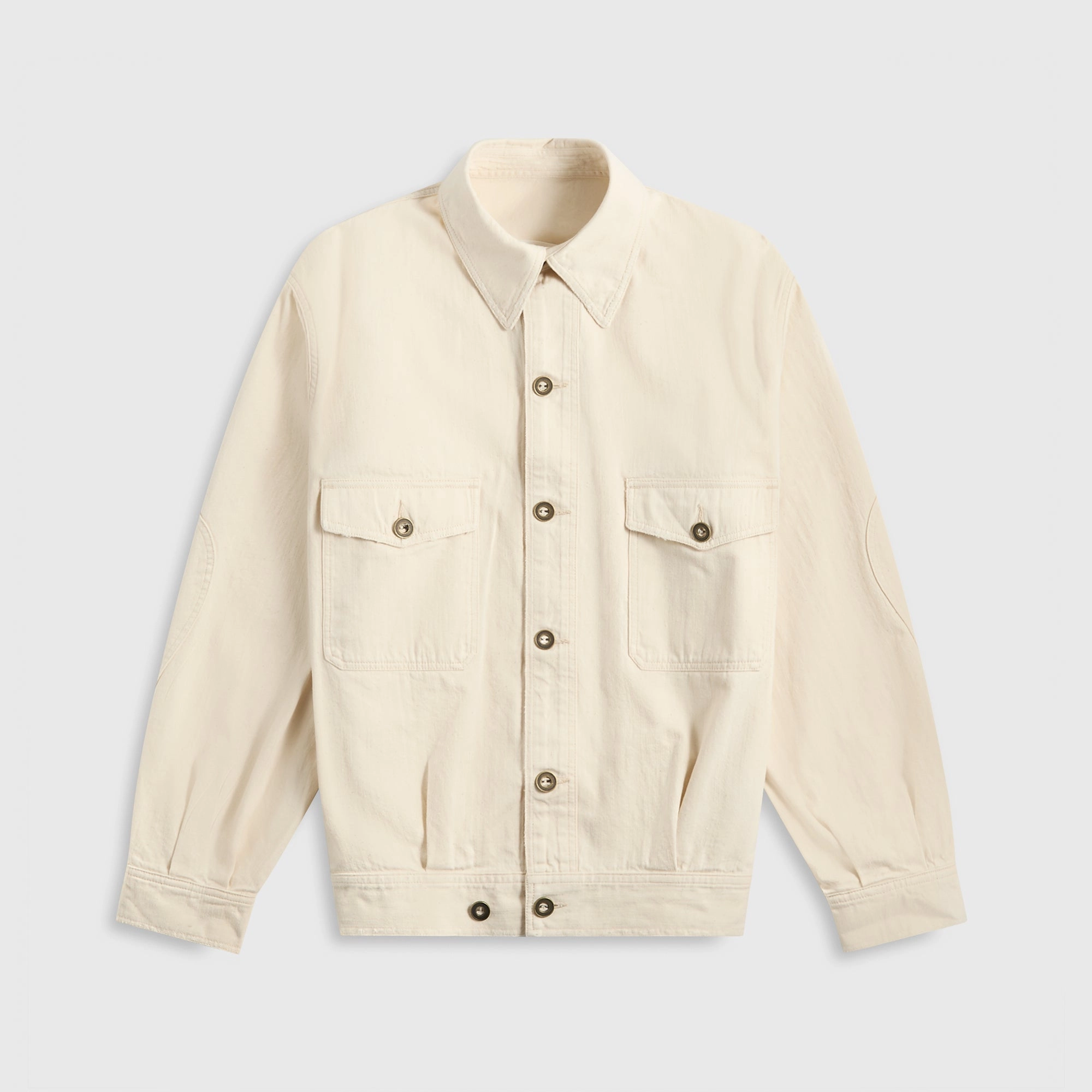 Maison Margiela Utility Jacket - Ivory Athletic Tailored Fit