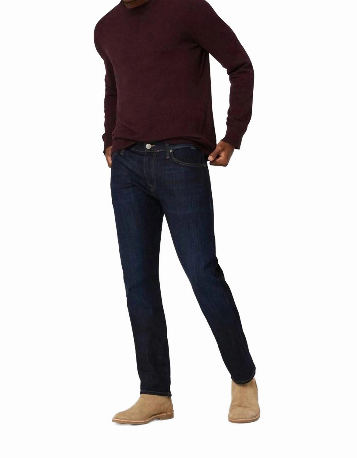 Go-To Choice Marcus Slim Straight Jeans In Rinse Brushed Williamsburg