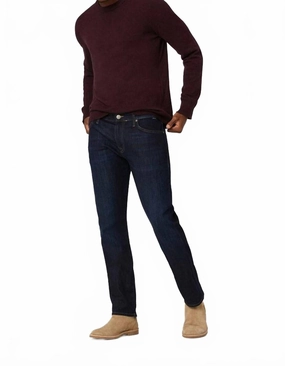 Modern Minimalist Fashion Lover Function Fit Marcus Slim Straight Jeans In Rinse Brushed Williamsburg