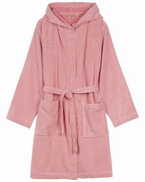 Marimekko Ilta Hooded Bathrobe Layered Texture