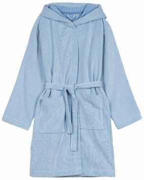 Marimekko Ilta Hooded Bathrobe Layered Look Design Roomy Armholes
