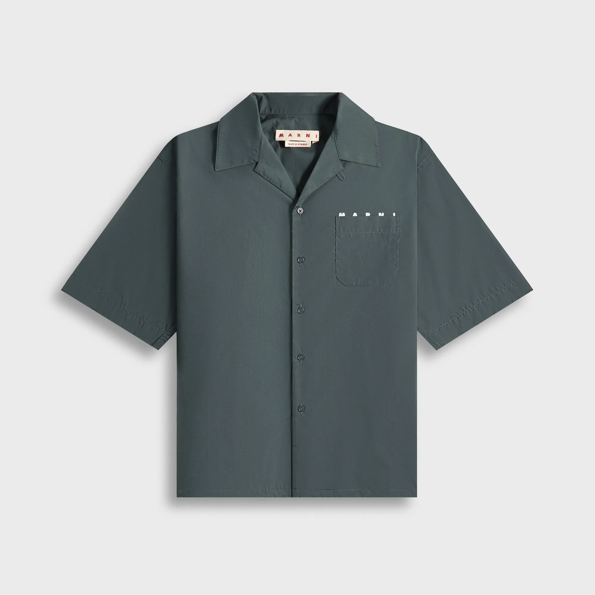 Marni Bowling Shirt - Dark Ash Sustainable production