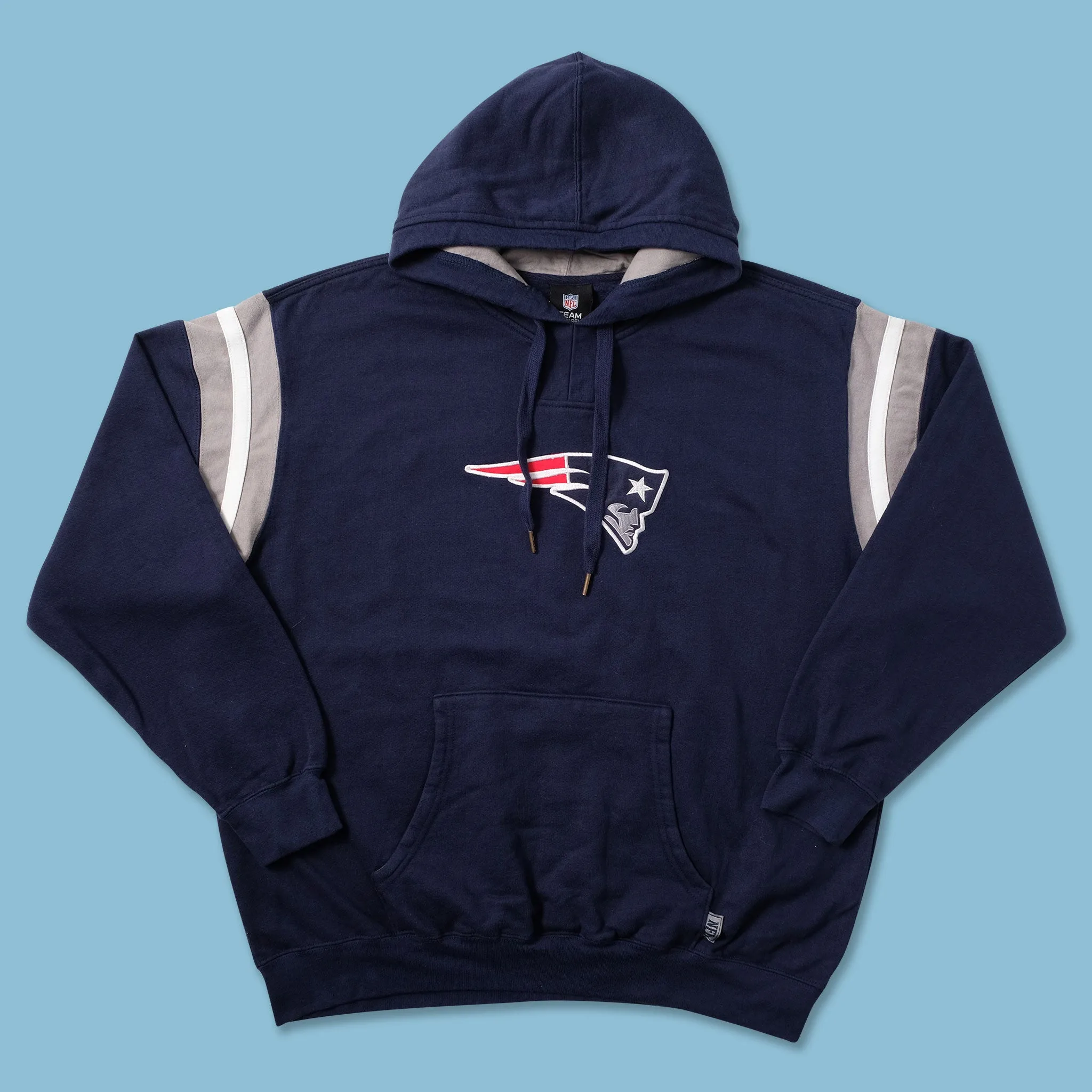 New England Patriots Hoody XLarge Comfortable For Walking Vintage Style