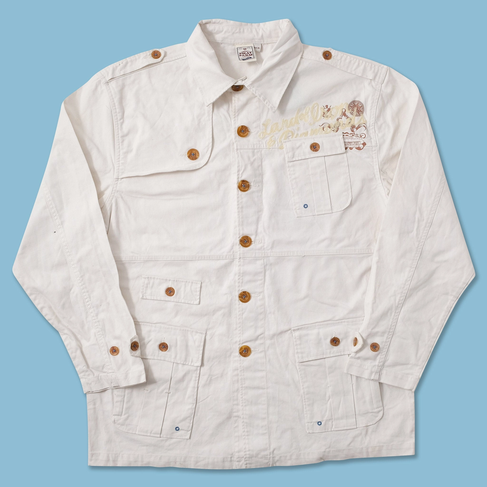 Y2K Phat Farm Light Jacket XLarge Quick Dry Technology