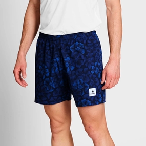 charm venue Lightweight Performance SAYSKY | Men's Flower Pace Shorts 5" - Blue AOP