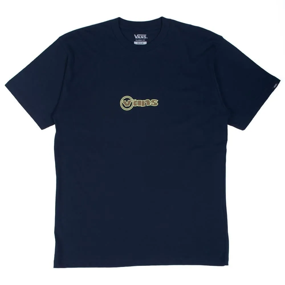 Everyday Style Vans Circle Vans T-shirt - Navy