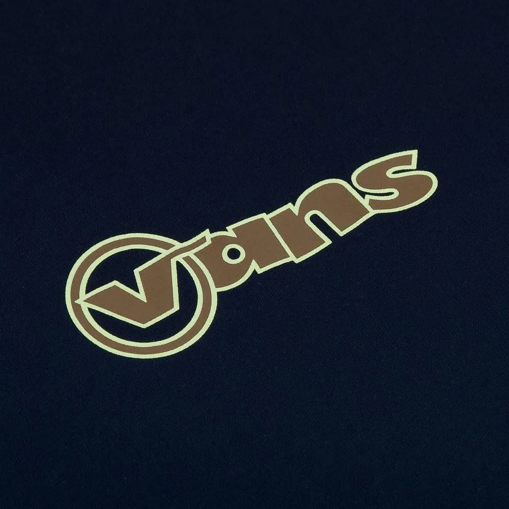 Vans Circle Vans T-shirt - Navy Layered Sleeve Construction