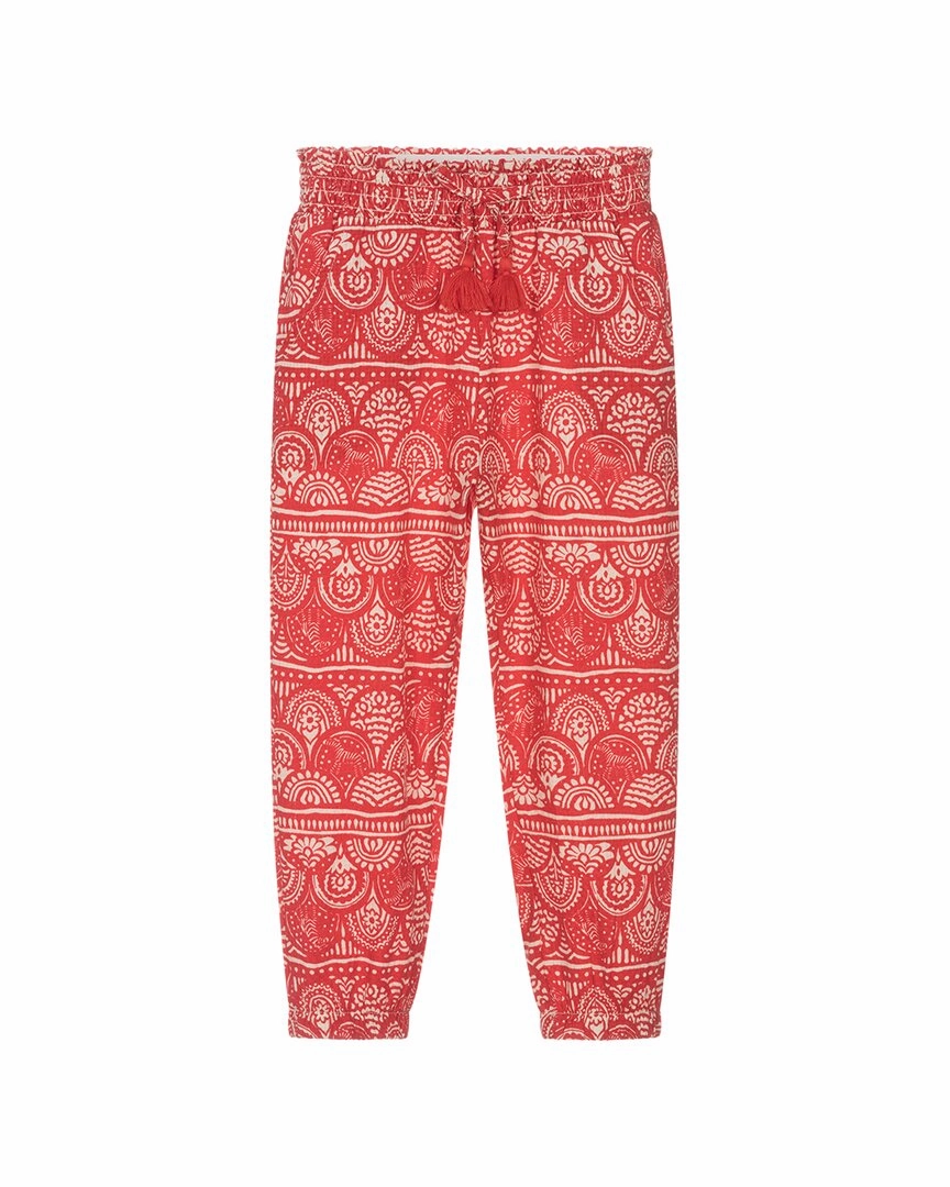 Mayoral Guipure Print Pants Reflective details