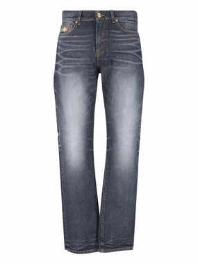 Medusa Biggie" Jeans Blue Durable Weave
